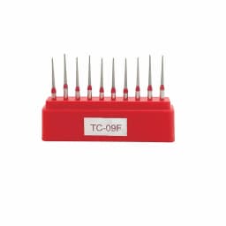 10pcs/Set Dental Diamond Burs FG Dia-burs Drill for High Speed Handpiece Dia 1.6mm Polishing Tools TC-09EF