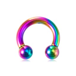 1pc Surgical Steel Ear Gauge Circular Barbells Ear Piercing Weights Stretcher Expander Big Size CBR PA Septum Piercing Jewelry
