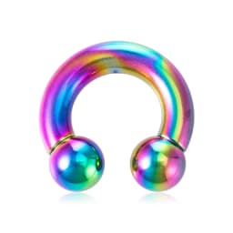 1pc Surgical Steel Ear Gauge Circular Barbells Ear Piercing Weights Stretcher Expander Big Size CBR PA Septum Piercing Jewelry