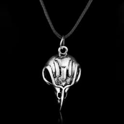 Vintage Bird Skull Pendant Raven Bellatrix Crow Lestrange Necklace Cosplay Movie Jewelry Gothic Style for Men Women Gift