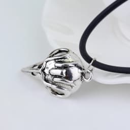 Vintage Bird Skull Pendant Raven Bellatrix Crow Lestrange Necklace Cosplay Movie Jewelry Gothic Style for Men Women Gift