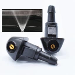 2Pcs Front Windshield Wiper Water Spray Jet For Honda Civic Fit Jazz CR-V Accord Prelude Shuttle 76810-SEA-A01 Washer Nozzles
