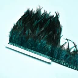 1Meters Natural Black Feathers Trim Ribbon Sewing Clothes Pheasant Feathers Party Wedding Plumas Crafts DIY Decoration 10-15cm