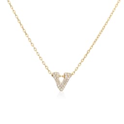 HECHENG,26-Letters Chain Pendants Necklaces,Initial Name Women's Zircon Fashion Jewelry,Party Wedding Gift Wholesale