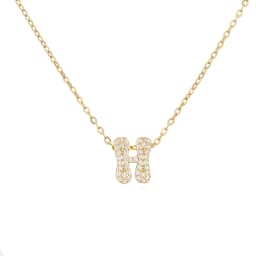 HECHENG,26-Letters Chain Pendants Necklaces,Initial Name Women's Zircon Fashion Jewelry,Party Wedding Gift Wholesale