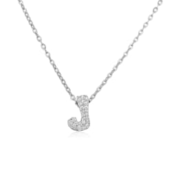 HECHENG,26-Letters Chain Pendants Necklaces,Initial Name Women's Zircon Fashion Jewelry,Party Wedding Gift Wholesale