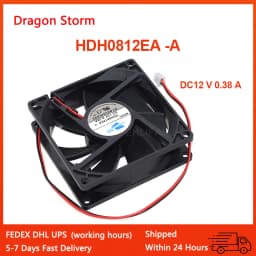 Well Tested 80*80*25MM 8025 80 MM HDH0812EA -A 12 V 0.38 A Square High-speed/Big Air Volume Fan