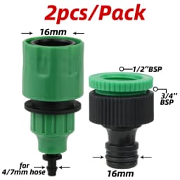 KESLA 1/2 3/4 1INCH Garden Water Hose Quick Connector Pipe Extension Coupler Fitting 25 20 16mm Repair Joint Irrigation System