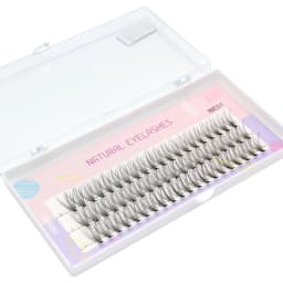 Big Capacity 60 Bundles Basic 10D Eyelash Extensions Mink Eyelashes Individual Lashes Natural Style Silk Makeup For Woman Cilias