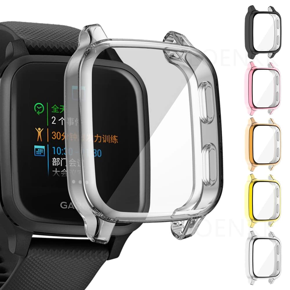 TPU Screen Protector For Garmin Venu SQ 2 Case Cover Soft Silicone Protective Case For Garmin Venu SQ SQ2 Music Smartwatch Shell