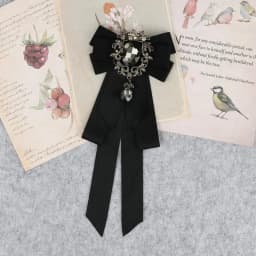 Hand Made Boys Classic Bowties Neck Tie Ribbon Rhinestone Corsage Bowtie Cravat Gifts for Men Wedding Formal Dress Accessories