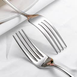 7.95“ Food Grade Stainless Steel 304 Gold Plated Dinner Forks Set Dishwasher Safe Salad Fork Table Fork Set With Hammered Handl