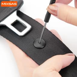 MIXSAS Car Safety Seatbelt Stopper Buckle Vehicle Seat Belt Spacing Limit Stopper Clips Anti-slip Buttons Clip Retainer Car Tool