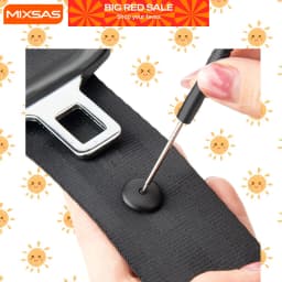 MIXSAS Car Safety Seatbelt Stopper Buckle Vehicle Seat Belt Spacing Limit Stopper Clips Anti-slip Buttons Clip Retainer Car Tool