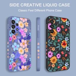 Showy Flowers Case For Samsung A56 A36 A26 A16 A06 A54 A34 A24 A14 A15 A25 A35 A55 A73 A53 A33 A23 A13 A03 S A72 A32 A12 A22 5G