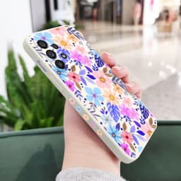 Showy Flowers Case For Samsung A56 A36 A26 A16 A06 A54 A34 A24 A14 A15 A25 A35 A55 A73 A53 A33 A23 A13 A03 S A72 A32 A12 A22 5G