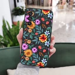 Showy Flowers Case For Samsung A56 A36 A26 A16 A06 A54 A34 A24 A14 A15 A25 A35 A55 A73 A53 A33 A23 A13 A03 S A72 A32 A12 A22 5G