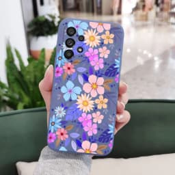 Showy Flowers Case For Samsung A56 A36 A26 A16 A06 A54 A34 A24 A14 A15 A25 A35 A55 A73 A53 A33 A23 A13 A03 S A72 A32 A12 A22 5G