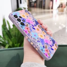 Showy Flowers Case For Samsung A56 A36 A26 A16 A06 A54 A34 A24 A14 A15 A25 A35 A55 A73 A53 A33 A23 A13 A03 S A72 A32 A12 A22 5G