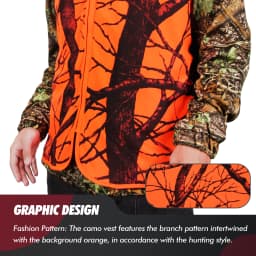 GUGULUZA M-4XL Men's Outdoor Vest Hiking Fishing Camping Hunting Orange Waistcoat Quick-dry Breathable Polyester Chaleco Tactico