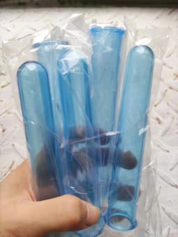 5pcs/set Acrylic Test Tube for Diy Handmade Home Decor Flower Pot Silicone Mold Clay Pottery Tools Display Accessories