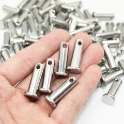 M3 M4 M5 M6 M8 M10 304Stainless Steel 304 Shaft Flat Head Pins with Hole Positioning Cylindrical Clevis Bolt328