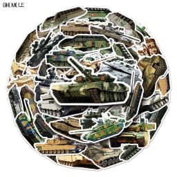 10/30/50pcs Cute Tank Graffiti Stickers Military DIY Children Car Laptop Suitcase Skateboard Guitar Cartoon Sticker Kid Gift Toy