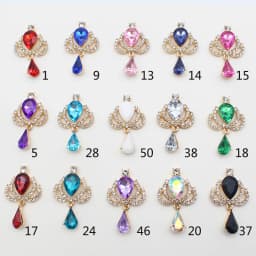 10 New 23 * 38mm Alloy Rhinestone Acrylic Brooch Fashion Gorgeous Party Holiday Wine Glass Creative Pendant
