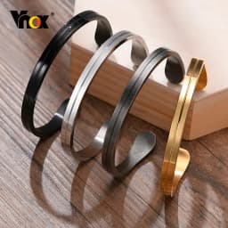 Vnox Retro Vintage Rustic Mens Cuff Bracelet, Waterproof Stainless Steel Metal Rock Punk Viking Bangle Jewelry,Father's Day Gift