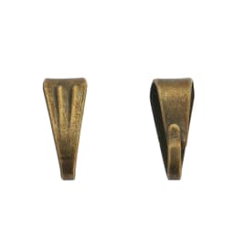 100/200pcs 7/9mm Pendant Clips Pinch Bail Clasp Connectors Necklace Hooks For Jewelry Making Finding Parts Accessories Supplies