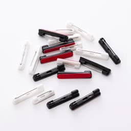 50Pc White Bar Pins Adhesive Back Badge Crafting DIY Safety Brooch Name Tags Ribbons Clothes Jewelry Making Accessories Supplies