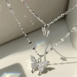 Two Round Shaped Necklaces Female Exquisite Geometric Women Chain Choker Neck Necklace Birthday Gift For Ladies Fashion Jewelry