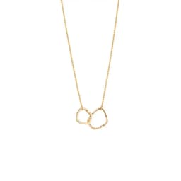 Two Round Shaped Necklaces Female Exquisite Geometric Women Chain Choker Neck Necklace Birthday Gift For Ladies Fashion Jewelry