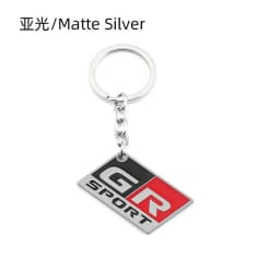 GR Sport Car Keychain Gazoo Racing Key Ring Chain For Toyota Corolla Supra 86 Yaris Prius Camry Tacoma Venza Tundra Rav4 Auris