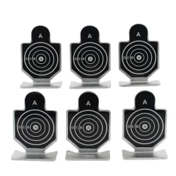 VULPO 6Pcs /Lot Tactical Shooting Target Set Durable Hunting Airsoft Practice Target Metal Target