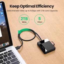 UGREEN USB 3.0 Card Reader SD Micro SD TF CF MS Compact Flash Card Adapter for Laptop Multi Card Reader 4 in 1 Smart Card Reader