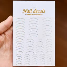 3D French Nail Stickers 1pcs French Romance Fashion Nail Accessories Metal Line Nail Stickers Nail Art Stickers Nail Stickers