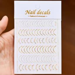 3D French Nail Stickers 1pcs French Romance Fashion Nail Accessories Metal Line Nail Stickers Nail Art Stickers Nail Stickers
