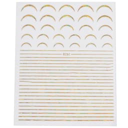 3D French Nail Stickers 1pcs French Romance Fashion Nail Accessories Metal Line Nail Stickers Nail Art Stickers Nail Stickers