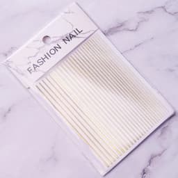 3D French Nail Stickers 1pcs French Romance Fashion Nail Accessories Metal Line Nail Stickers Nail Art Stickers Nail Stickers