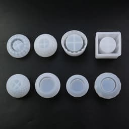 For Fun DIY Silicone Mold for Epoxy Resin Candle Holder Aromatherapy Candle Molds Clay Plaster Mould Drop Glue Mold