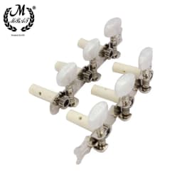 M MBAT Guitar String Tuning Pegs 1 Pair of Columns White Guitar Knob for Classical Guitar Instrument Parts Accessories Y-04
