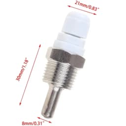 1pc Thermowell 30-200mm Thermowell 304 Stainless Steel 1/2 G Thread 1/2" DN15 For Temperature Sensor