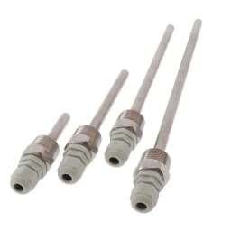 1pc Thermowell 30-200mm Thermowell 304 Stainless Steel 1/2 G Thread 1/2" DN15 For Temperature Sensor