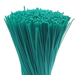 100PCS Gardening Cable Ties Reusable Oblate Iron Wire Twist Tie for Flower Plant Climbing Vines Multifunction Coated Fix Strings