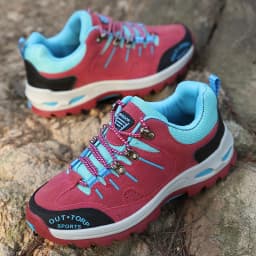 Professional Suede Leather Hiking Shoes Women 2022 Outdoor Trekking Shoes Mountain Sneakers Tracking Climbing Cheap