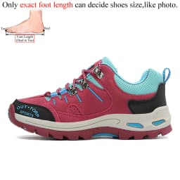 Professional Suede Leather Hiking Shoes Women 2022 Outdoor Trekking Shoes Mountain Sneakers Tracking Climbing Cheap