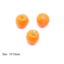 10pcs Fruits Oranges Grape Charms For Pendant DIY Earrings Necklace Jewelry Accessories Finding