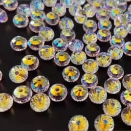 100/150PCS 4/6/8MM AB Color Crystal Round Glass Beads Faceted Beads for DIY Bracelets Necklace Pendants Jewelry Making Supplies