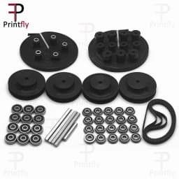 VORON 2.4 Set Motion Parts 2GT Timing Belt 2GT 16T 80T 20T Tooth Pulley 188-2GT Shaft Bearing 625 F695 2RS